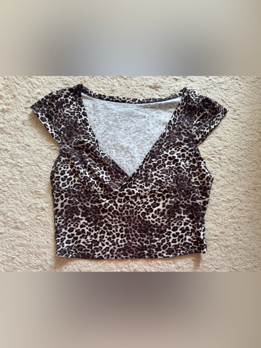 5/$20 leopard crop top